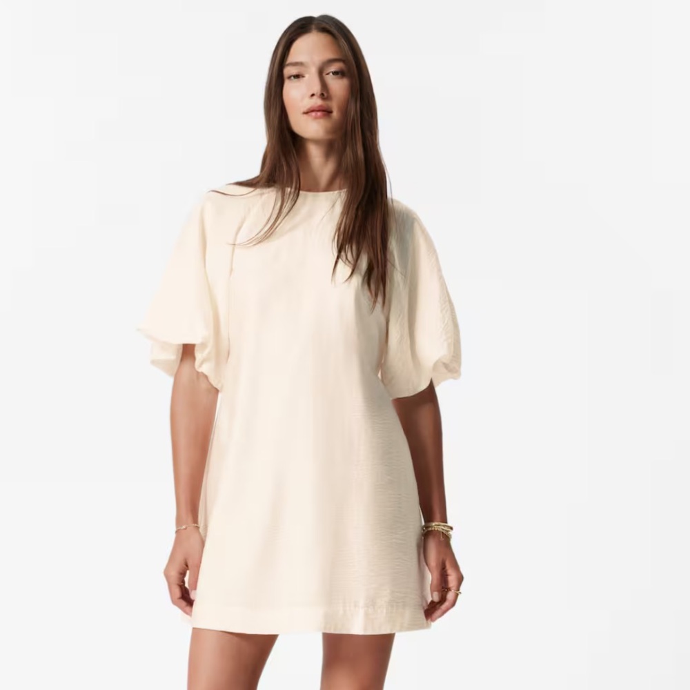 & Other Stories PUFF-SLEEVE MINI DRESS XS NWT